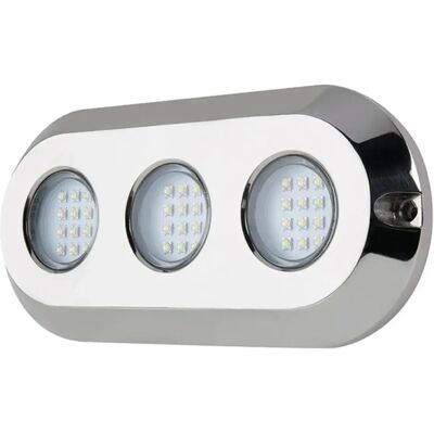 Osculati Luce Led Subacquea 175x82x17 Mm 12-24v 180w Grey / 6000K White Light 8853 Lumen Osculati Luce Led Subacquea 175x82x17 Mm 12-24v 180w Grey / 6000K White Light 8853 Lumen