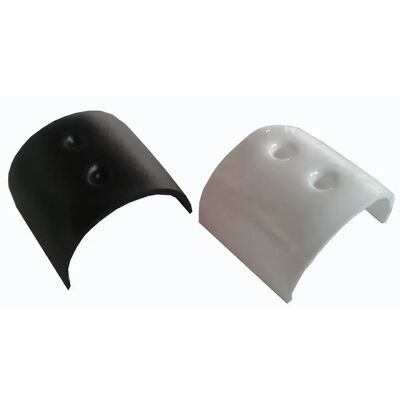 Tessilmare Copertura di giunzione in PVC bianco - Protezione del bordo - 55 mm Tessilmare Copertura di giunzione in PVC bianco - Protezione del bordo - 55 mm