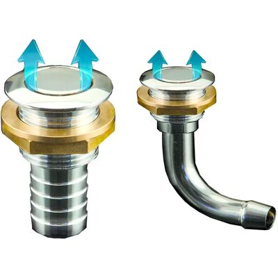 HiNelson Sfiati incasso - Sfiato curvo - ø 16mm HiNelson Sfiati incasso - Sfiato curvo - ø 16mm