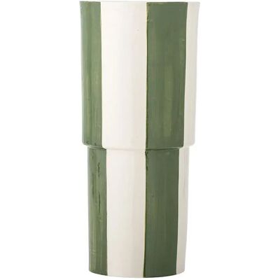 Bloomingville Vaso In Ceramica Floki Green One Size Bloomingville Vaso In Ceramica Floki Green One Size