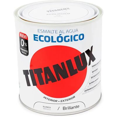 Titan Smalto All´acqua Ecologico Lucido 00t056614 250ml White One Size Titan Smalto All´acqua Ecologico Lucido 00t056614 250ml White One Size