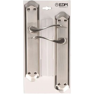 Edm Set Piastre Maniglia 85432 2 Unità Silver One Size Edm Set Piastre Maniglia 85432 2 Unità Silver One Size