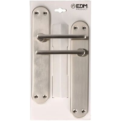 Edm Set Piastre Maniglia 85434 2 Unità Nickel One Size Edm Set Piastre Maniglia 85434 2 Unità Nickel One Size
