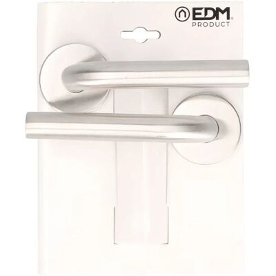 Edm Set Piastre Maniglia 85441 2 Unità Silver One Size Edm Set Piastre Maniglia 85441 2 Unità Silver One Size