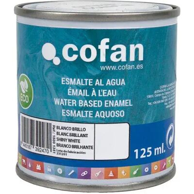 Smalto ecologico a base d’acqua Cofan - Vari Colori, 125/750ml Smalto ecologico a base d’acqua Cofan - Vari Colori, 125/750ml
