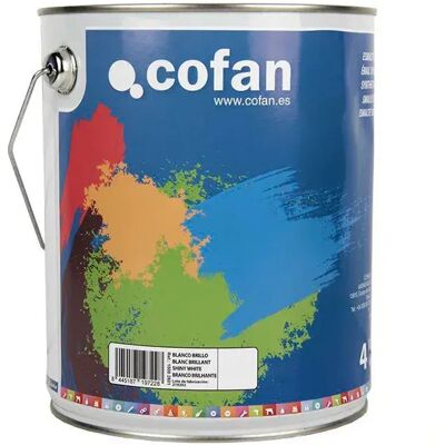 Cofan Smalto Sintetico Lucido 4l Gloss White One Size Cofan Smalto Sintetico Lucido 4l Gloss White One Size