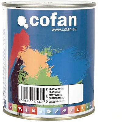 Cofan Smalto Sintetico Opaco 750ml Matte White One Size Cofan Smalto Sintetico Opaco 750ml Matte White One Size