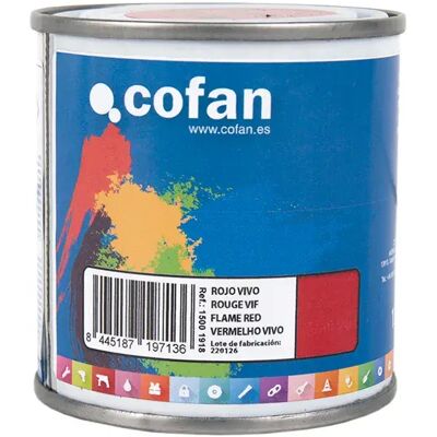Cofan Smalto Sintetico 125ml Bright Red One Size Cofan Smalto Sintetico 125ml Bright Red One Size