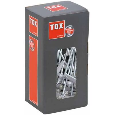 Tox Tassello A Gancio 024100121 Tickin Spagat 25 Mm M6 25 Unità Silver One Size Tox Tassello A Gancio 024100121 Tickin Spagat 25 Mm M6 25 Unità Silver One Size