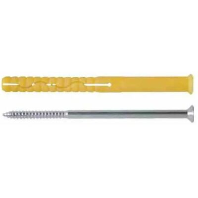 Tox Vite E Tassello 062101531 Sdf Fassad 10/100 50 Unità Silver / Yellow One Size Tox Vite E Tassello 062101531 Sdf Fassad 10/100 50 Unità Silver / Yellow One Size