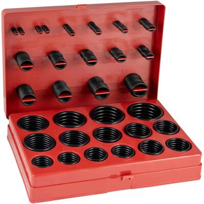 Jbm Set Di Rondelle Per Guarnizioni Di Tenuta Con O-ring Imperiale 382 Pezzi Red / Black One Size Jbm Set Di Rondelle Per Guarnizioni Di Tenuta Con O-ring Imperiale 382 Pezzi Red / Black One Size