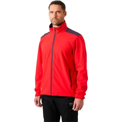 Helly Hansen Giacca Softshell Manchester 2.0 Alert Red/Ebony M Helly Hansen Giacca Softshell Manchester 2.0 Alert Red/Ebony M