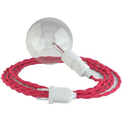 Creative Lampada A Sospensione Tm08 3 M Fuchsia / White One Size Creative Lampada A Sospensione Tm08 3 M Fuchsia / White One Size
