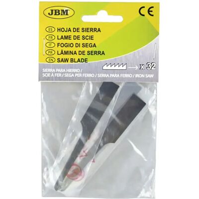 Jbm Lama Per Seghetto Alternativo Da 32 Mm Per Ferro 5 Pezzi Grey One Size Jbm Lama Per Seghetto Alternativo Da 32 Mm Per Ferro 5 Pezzi Grey One Size
