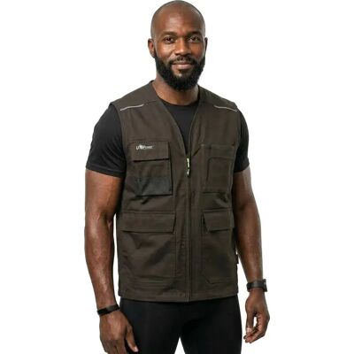 U-power Gilet Open Black Carbon 4XL U-power Gilet Open Black Carbon 4XL