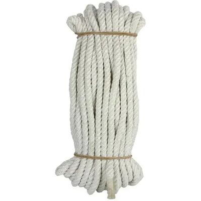 Cofan Cavo Intrecciato Nylon 4-ply 8 Mm 10 M White One Size Cofan Cavo Intrecciato Nylon 4-ply 8 Mm 10 M White One Size