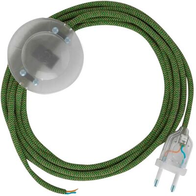 Creative Cavo Lampada Da Terra Rd72 Zigzag 3m Thyme Green / Transparent One Size Creative Cavo Lampada Da Terra Rd72 Zigzag 3m Thyme Green / Transparent One Size