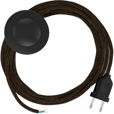 Creative Cavo Lampada Da Terra Rn04 3m Natural Brown / Black One Size Creative Cavo Lampada Da Terra Rn04 3m Natural Brown / Black One Size