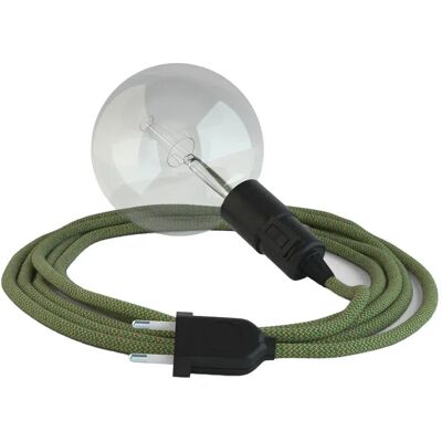 Creative Cavo Della Lampada Snake Zig-zag 5m Thyme Green / Black One Size Creative Cavo Della Lampada Snake Zig-zag 5m Thyme Green / Black One Size