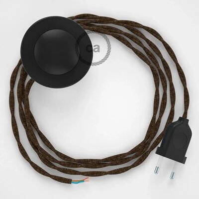 Creative Cavo Lampada Da Terra Tn04 3m Natural Brown / Black One Size Creative Cavo Lampada Da Terra Tn04 3m Natural Brown / Black One Size