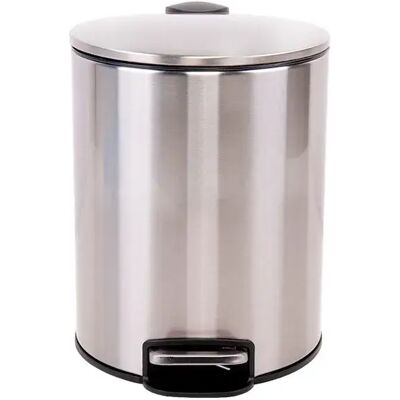 Cofan Cestino Dei Rifiuti 5l 20.3x26.2 Cm Silver One Size Cofan Cestino Dei Rifiuti 5l 20.3x26.2 Cm Silver One Size