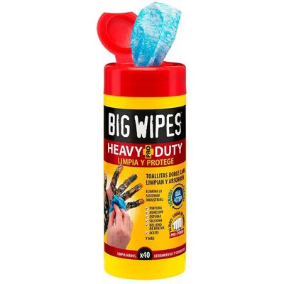 Big Wipes Salviette Heavy Pro Duty 40 Unità Blue One Size Big Wipes Salviette Heavy Pro Duty 40 Unità Blue One Size