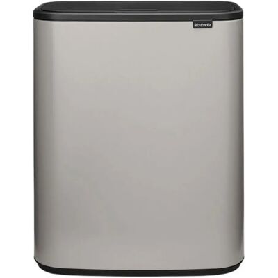 Brabantia Cestino Dei Rifiuti 255045 Bo Touch Soft Grey One Size Brabantia Cestino Dei Rifiuti 255045 Bo Touch Soft Grey One Size