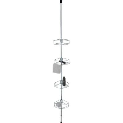 Wenko Mensola Da Bagno Dolcedo Silver 31 x 23 x 65-275 cm Wenko Mensola Da Bagno Dolcedo Silver 31 x 23 x 65-275 cm