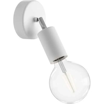 Creative Lampada Da Parete Fermaluce Eiva Elegant With Adjustable Knot White One Size Creative Lampada Da Parete Fermaluce Eiva Elegant With Adjustable Knot White One Size