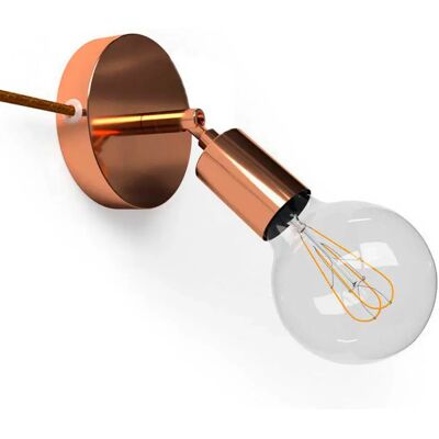 Creative Lampada Da Parete Spostaluce Adjustable 90° Copper One Size Creative Lampada Da Parete Spostaluce Adjustable 90° Copper One Size