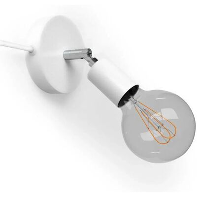 Creative Lampada Da Parete Spostaluce Adjustable 90° White / White One Size Creative Lampada Da Parete Spostaluce Adjustable 90° White / White One Size