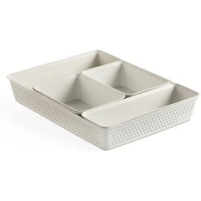 Tatay Organizer Per Il Bagno Bohol 5 Unità Sky White One Size Tatay Organizer Per Il Bagno Bohol 5 Unità Sky White One Size