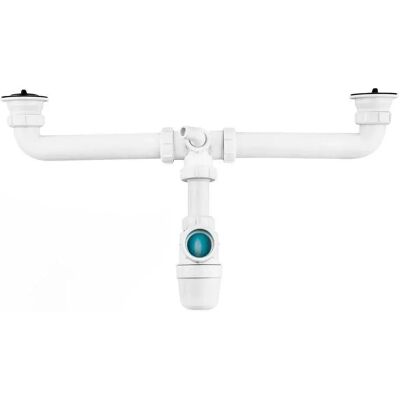 Artic Valvola A Sifone Orientabile Doppia Da 1/2 White One Size Artic Valvola A Sifone Orientabile Doppia Da 1/2 White One Size
