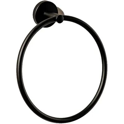 Cosmic Avvia Nuovo Portasciugamani Ad Anello Matt Black One Size Cosmic Avvia Nuovo Portasciugamani Ad Anello Matt Black One Size