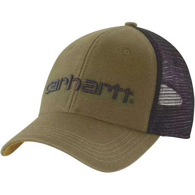 Carhartt Cappellino Con Visiera Dunmore Logo Dark Bronzed Green One Size Carhartt Cappellino Con Visiera Dunmore Logo Dark Bronzed Green One Size
