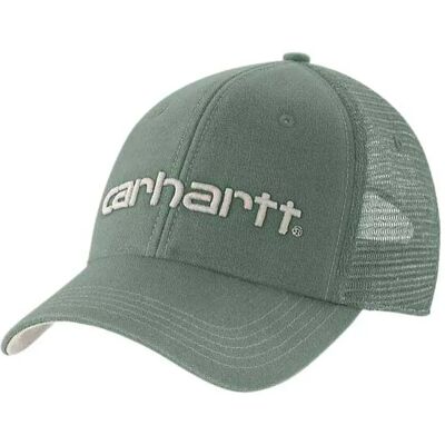 Carhartt Cappellino Con Visiera Dunmore Logo Green Slate/Malt One Size Carhartt Cappellino Con Visiera Dunmore Logo Green Slate/Malt One Size