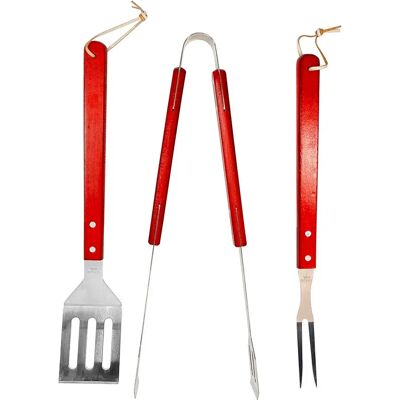 Akhuo Pinze Per Barbecue 3 Pezzi Black One Size Akhuo Pinze Per Barbecue 3 Pezzi Black One Size