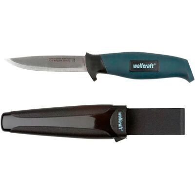 Wolfcraft 4085000 Coltello Con Custodia 95 Mm Black / Silver One Size Wolfcraft 4085000 Coltello Con Custodia 95 Mm Black / Silver One Size