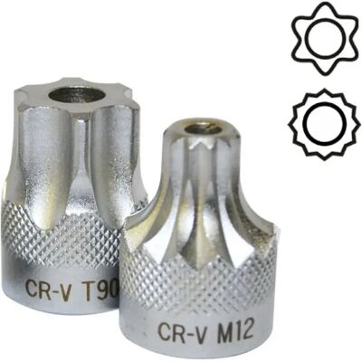 Jbm Chiave Torx A Prova Di Manomissione 1/2´´ T90 Grey One Size Jbm Chiave Torx A Prova Di Manomissione 1/2´´ T90 Grey One Size