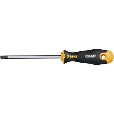 Felo Cacciavite A Bussola Esagonale Ergonic Ball End Black / Yellow 6 mm Felo Cacciavite A Bussola Esagonale Ergonic Ball End Black / Yellow 6 mm
