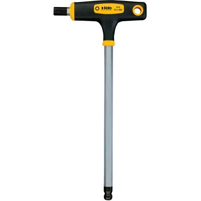 Felo Cacciavite A Bussola Esagonale Double T-handle Ball End Black / Yellow 4.0 x 150 mm Felo Cacciavite A Bussola Esagonale Double T-handle Ball End Black / Yellow 4.0 x 150 mm