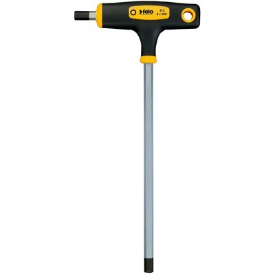 Felo Cacciavite A Bussola Esagonale Double T-handle Black / Yellow 8.0 x 200 mm Felo Cacciavite A Bussola Esagonale Double T-handle Black / Yellow 8.0 x 200 mm