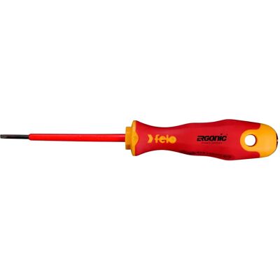 Felo Cacciavite A Taglio Ergonic Vde Red / Yellow 2.5 x 0.4 mm Felo Cacciavite A Taglio Ergonic Vde Red / Yellow 2.5 x 0.4 mm