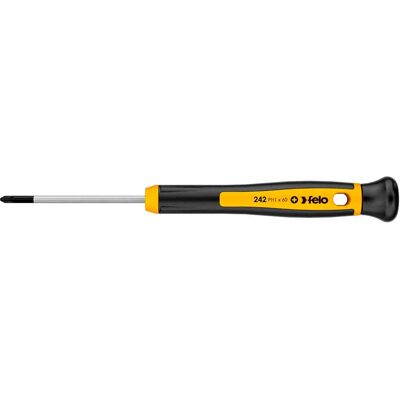 Felo Cacciavite A Stella Precision Philips Black / Yellow 000 x 60 mm Felo Cacciavite A Stella Precision Philips Black / Yellow 000 x 60 mm