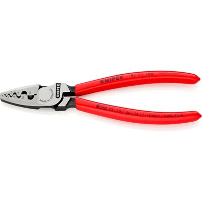 Knipex Pinza Crimpatrice 180 Mm Red One Size Knipex Pinza Crimpatrice 180 Mm Red One Size