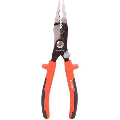 Cofan Pinza Multifunzione Elettricamente Isolato Multifunction 1000v 8´´ 200 Mm Red / Black One Size Cofan Pinza Multifunzione Elettricamente Isolato Multifunction 1000v 8´´ 200 Mm Red / Black One Size