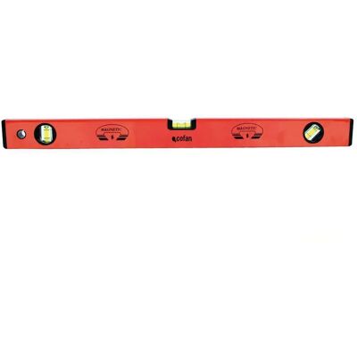 Cofan Livella Tubolare Magnetica Aluminum 400mm Red One Size Cofan Livella Tubolare Magnetica Aluminum 400mm Red One Size