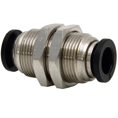 Cofan Raccordo Dritto Tubo-tubo Per Paratia M8 2 Unità Silver One Size Cofan Raccordo Dritto Tubo-tubo Per Paratia M8 2 Unità Silver One Size
