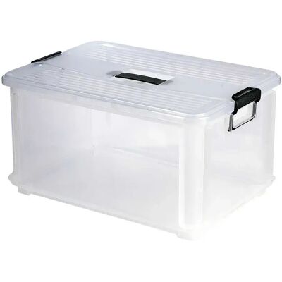 DENOX - Clak Box Jumbo 30L - Trasparente - Scatola di stoccaggio DENOX - Clak Box Jumbo 30L - Trasparente - Scatola di stoccaggio