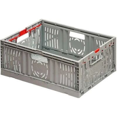 Denox Scatola Di Stoccaggio 40x30x17 Cm Grey One Size Denox Scatola Di Stoccaggio 40x30x17 Cm Grey One Size